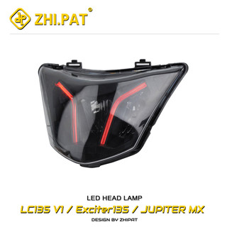 適用於雅馬哈LC135 V1 JUPITER MX ZHIPAT品牌 LED改裝大燈