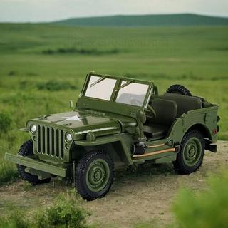 【促銷下殺】軍事 合金 1:43悍馬戰地車越野車玩具軍車模威利斯戰術吉普車 模型 玩具 模型 玩具 模型