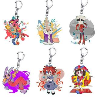 新品神奇數字馬戲團pomni 周邊The Amazing Digital Circus鑰匙扣