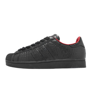 adidas 愛迪達 休閒鞋 Superstar II 男鞋 黑 紅 復古 皮革 貝殼鞋 IH9310 [ACS]