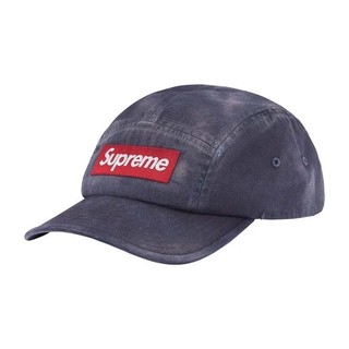 Supreme Overdyed Camp Cap 五分割帽 帽子 染色 海軍藍色 SS26H92-NY [台灣現貨]