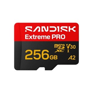 SANDISK Extreme PRO microSD UHS-I 256GB V30A2讀250M 記憶卡