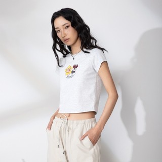 CONVERSE PETS GRAPHIC BABY FIT TEE 女 短袖上衣 WCJ771-GGN