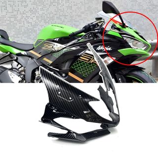 適用川崎 KawasakiZX6R 636 2019-2022年 頭罩外殼 前大燈整流罩