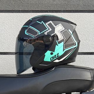 ORZ-705 藍玩樂系列 雙鏡片安全帽 機車安全帽 3/4安全帽 四分之三罩 半罩式安全帽 可拆洗內襯 快拆鏡片