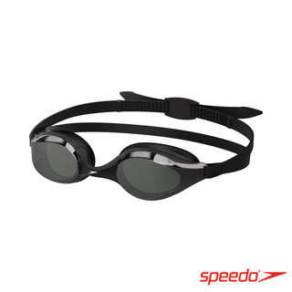 【Speedo】兒童 運動泳鏡 鏡面 Hyper Flyer 黑
