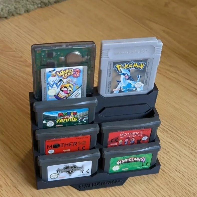 GBC / GBA 遊戲卡展示架 卡帶收納架 桌面整理架 復古掌機卡帶展示配件