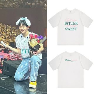 本週上新🆕HIGHLIGHT梁耀燮SOLO演唱會BITTER SWEET周邊同款衣服寬鬆短袖t恤