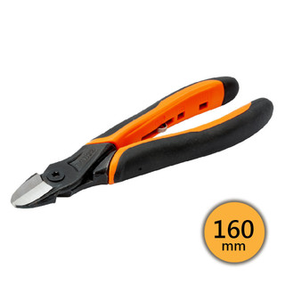 BAHCO 瑞典魚牌 塑膠用斜口鉗 (ERGO™握把) 160mm 2101PG-160