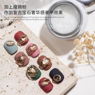 【台灣出貨】恩妮詩 PVC立體固態凝膠 美甲3D軟糖雕花膠塑型QQ光療膠