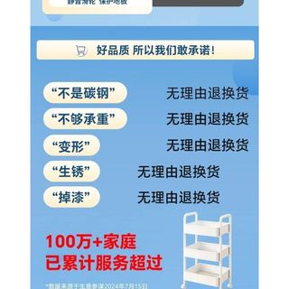 臺灣出貨🔥全鐵製收納推車 美容推車 推車收納 扶手推車 置物推車 置物籃推車 手推車 三層推車 四層推車 推車置物架