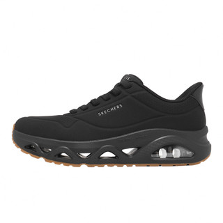 Skechers 休閒鞋 Uno Glide-Step Slip-Ins 男鞋 黑灰 氣墊 膠底 183420B ACS