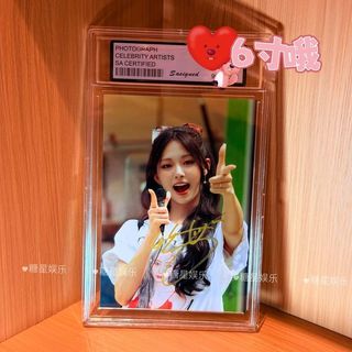 💫〖保真〗TWICE 周子瑜 TZUYU 親筆簽名照6寸卡磚宣傳照送朋友禮物收藏