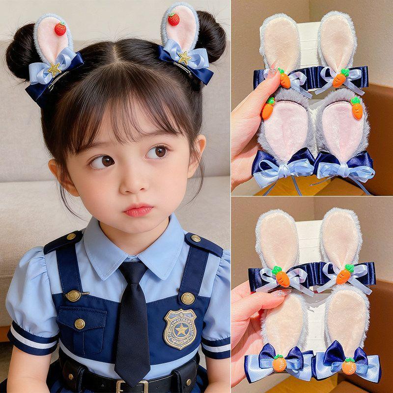 免運🎁動物方城市 Zootopia 週邊 Gary 尼克 茱蒂 哈朱德 豹警官 送禮首選朱迪兔子警官兔耳朵髮夾女童蝴蝶