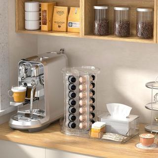 【Ukiyo居】閉眼入家居🌸膠囊咖啡收納Nespresso雀巢星巴克咖啡架自動可旋轉茶水間多功能