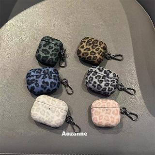 發貨免運😐簡約小眾豹紋適用於airpodspro1代2代3代4代藍牙耳機殼保護套