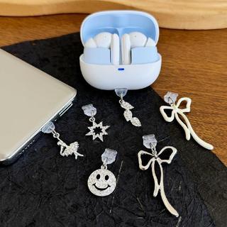 鑲鑽 充電孔防塵塞 手機防塵塞 充電孔防塵 筆電孔防蓋 蘋果 Lightning 安卓MICRO TYPE C 耳機孔