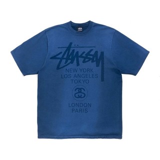 Stussy World Tour Tee 世界巡迴 短袖 藍色 3903962SF-FY [台灣現貨]