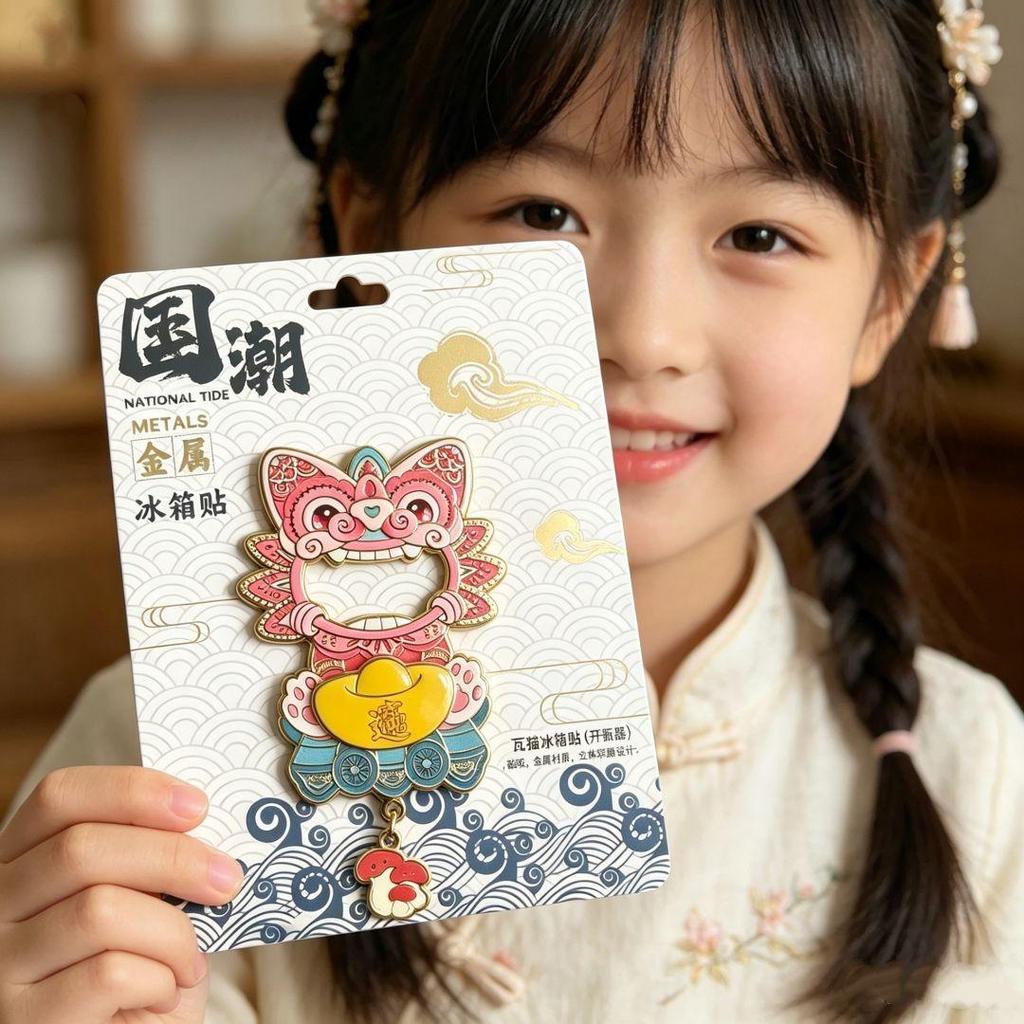 【年終上新】瓦貓金屬冰箱貼 浮雕立體吉祥物 鎮宅納福守護神獸 開瓶器 開罐器 貓咪吊飾 貓吊飾 貓鑰匙圈 貓咪擺飾 送禮