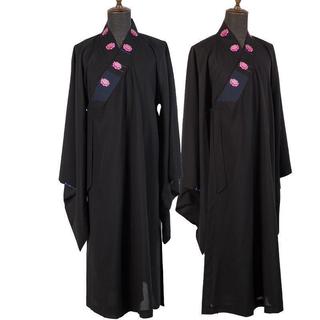 💖開運福緣🔥定製九品蓮花海清刺繡僧服和尚衣居士服五戒海青衣女款繡花荷花