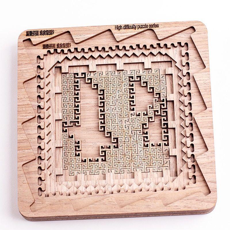日系台灣新品❀puzzle十級難度解密盒玩具gm同款10級木質拼圖六角形解鎖超高難度❀高CP值 送禮首選 超高