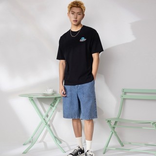CONVERSE SORONA DOG GRAPHIC TEE BLACK 男 短袖上衣 MCJ752-023