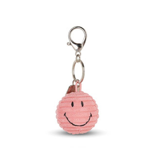 mSiley Keychain ECO Corduroy Bubblegu Pink - 4,5 c - 2”Siley笑臉ECO燈芯絨鑰匙圈-泡 TAAZE讀冊生活網路書店