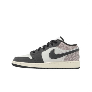 Nike 休閒鞋 Air Jordan 1 Low SE GS 大童 女鞋 爆裂紋 IU2269-100 [ACS]