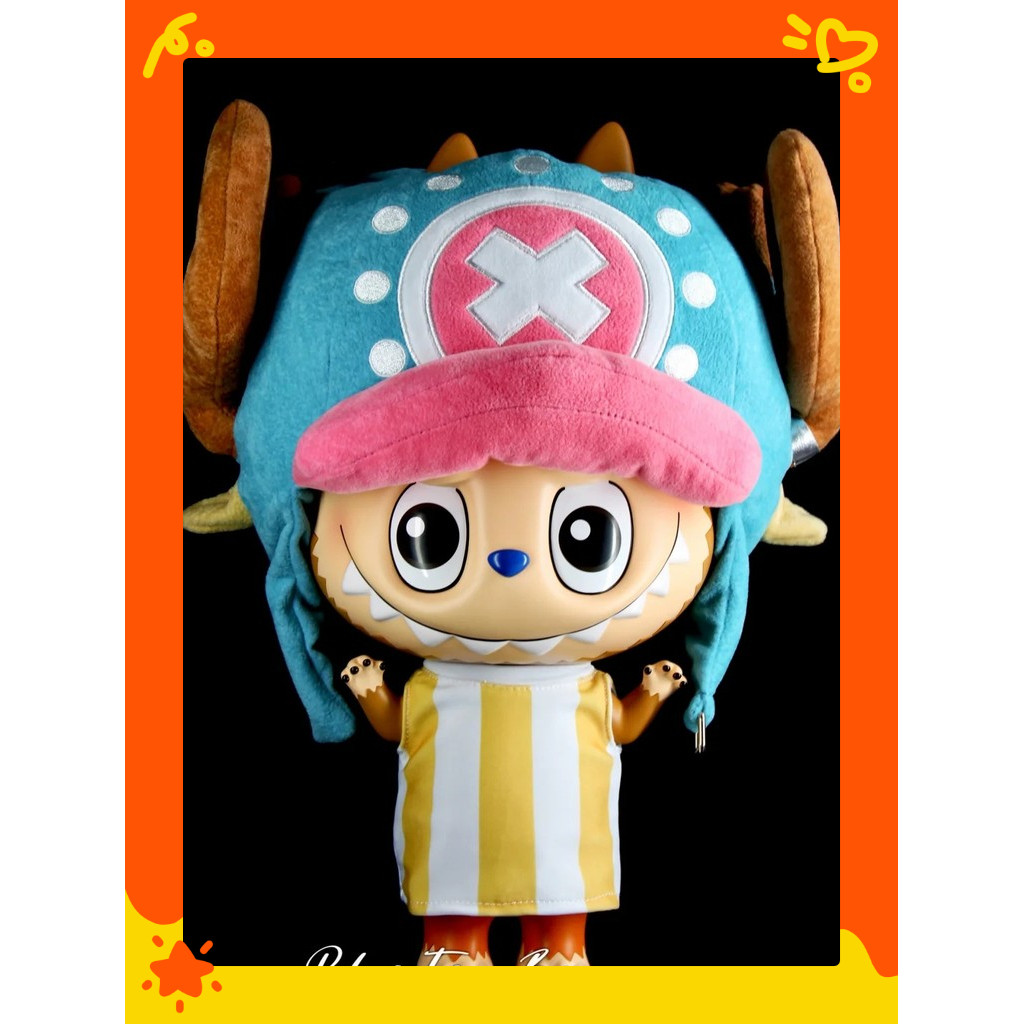 現貨 MEGA LABUBU TINY TINY CHOPPER 400% 託尼託尼·喬巴潮流擺件大娃潮玩盲盒禮物大體玩