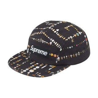 Supreme Mike Kelley Camp Cap 五分割帽 帽子 黑色 SS26H74-MK [台灣現貨]