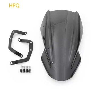 適用於川崎Z650 2017-2019ABS擋風玻璃遮罩Z-650帶支架摩托車配件