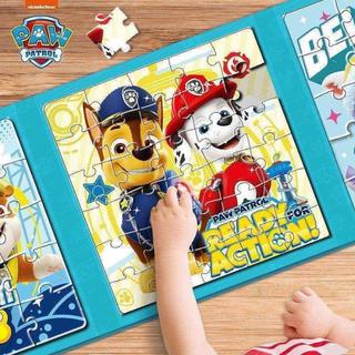 【臺灣-出貨】汪汪隊磁力拼圖3到6歲5兒童4早教磁性貼古部平圖男女孩益智力玩具LIHUAN