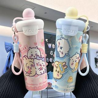 🎀台灣出貨🎀 Chiikawa吉伊卡哇周邊 吉伊小八烏薩奇不鏽鋼保溫杯 浮球吸管保溫杯 大容量便攜咖啡杯 學生杯 烏