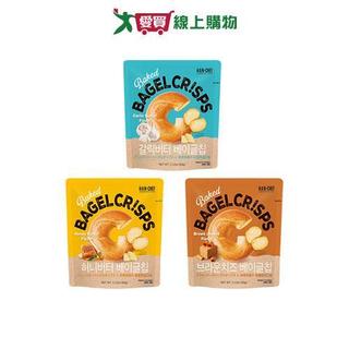 HAN CHEF烘烤貝果片系列(大蒜奶油/焦糖起司/蜂蜜奶油)(60G/包)【愛買】