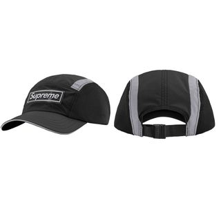 SUPREME 棒球帽彎簷帽子25SS SIDE MESH CAMP CAP 側邊網布立體反光帽