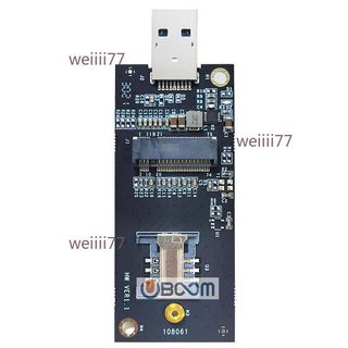 【可開發票】NGFF M2 3G/4G/5G WWAN模塊轉 USB 3.0測試轉接板/頭 帶SIM槽 移遠