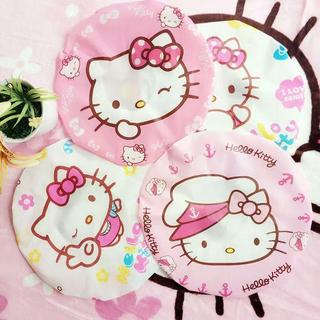 買好上新🌷Hello Kitty浴帽防水成人女款浴室用品美髮焗油帽防塵帽洗澡洗髮