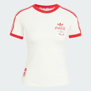 Adidas 愛迪達 3s Tee KY7559 女 T恤 運動上衣 休閒短袖 白 亞版 可口可樂