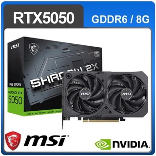 MSI 微星 RTX 5050 8G SHADOW 2X OC 顯示卡