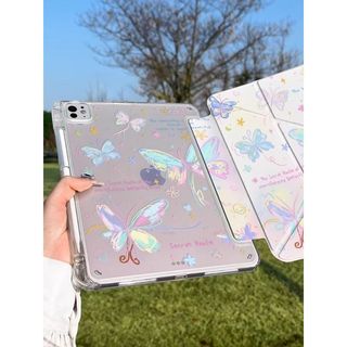 【適用於三星平板保護套】秘鏡蝴蝶三星A11Plus保護套A11/A9/A8平板防摔S10se/s9Plus/s7/s8