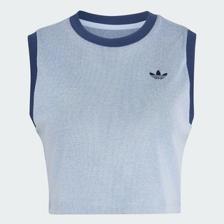 Adidas 愛迪達 Tank KS6789 女 背心 運動背心 藍 亞版 短版