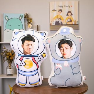 台灣出貨】 客製化抱枕 來圖印製 客製化娃娃人 情侶人臉頭像 可印 照片 玩偶 公仔娃娃 女友明星抱枕 客製化枕頭