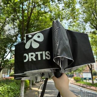 臺灣出貨✨CORTIS黑白晴雨傘追星應援周邊便攜三折全自動黑膠遮陽晴雨兩用傘