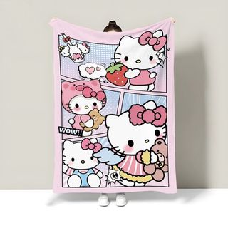 台灣出貨💗可愛kitty貓羊羔絨毛毯辦公室披肩午睡空調毯學生宿舍沙發蓋毯