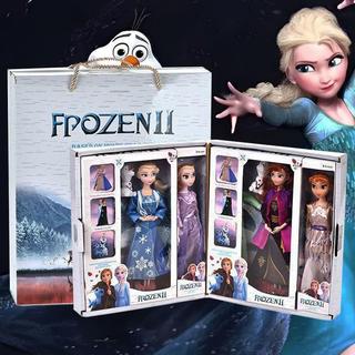 🎀【蝦皮熱銷】🎀 冰雪奇緣 愛艾莎公主 娃娃安娜玩偶 換裝大禮盒 兒童生日禮物 女孩套裝