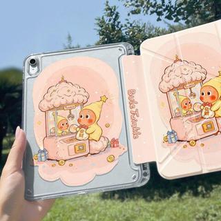 星星人卡通適用蘋果iPad11平板殼pro保護套mini帶筆槽10代air8Y折