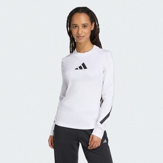 Adidas 愛迪達 W Z.n.e. Ls Tee KE4906 女 長袖上衣 休閒長袖 白 亞版