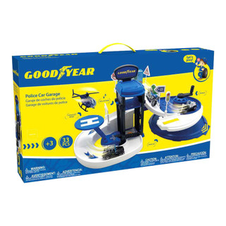 固特異GOOD YEAR聯名/ 警局立體車庫遊戲組 eslite誠品