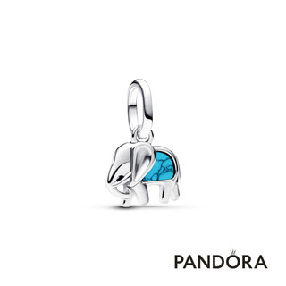 【Pandora】綠松石色大象迷你吊飾 母親節禮物 520禮物 官方直營