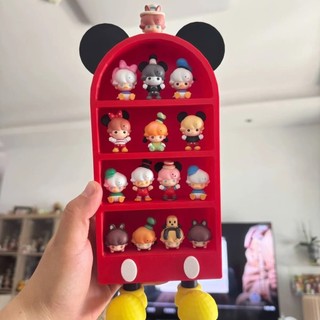 台灣發貨 泡泡瑪特POPMART迪士尼DIMOO萌粒收納櫃微縮模型食玩盲盒展示櫃